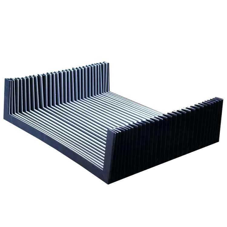 flexible accordion rubber bellows rectangle Sewn-Folded Way Covers