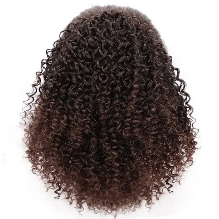  Wholesale Synthetic Braiding Hair 8 Inch Short Kinky Ponytail Extension For Black