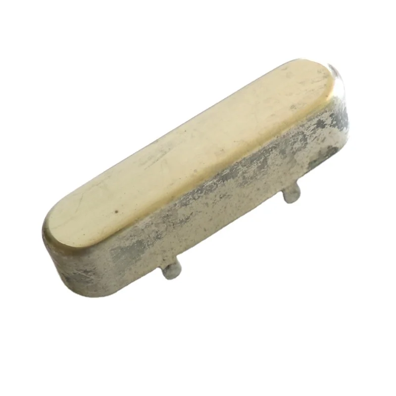 Unfinished Raw nickle silver Tele guitar pickup cover for custom neck pickup parts