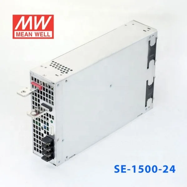 SE-1500-24 AC-DC 1500W 24V Mean well  single power supply low cost 2 years warranty remote sense function