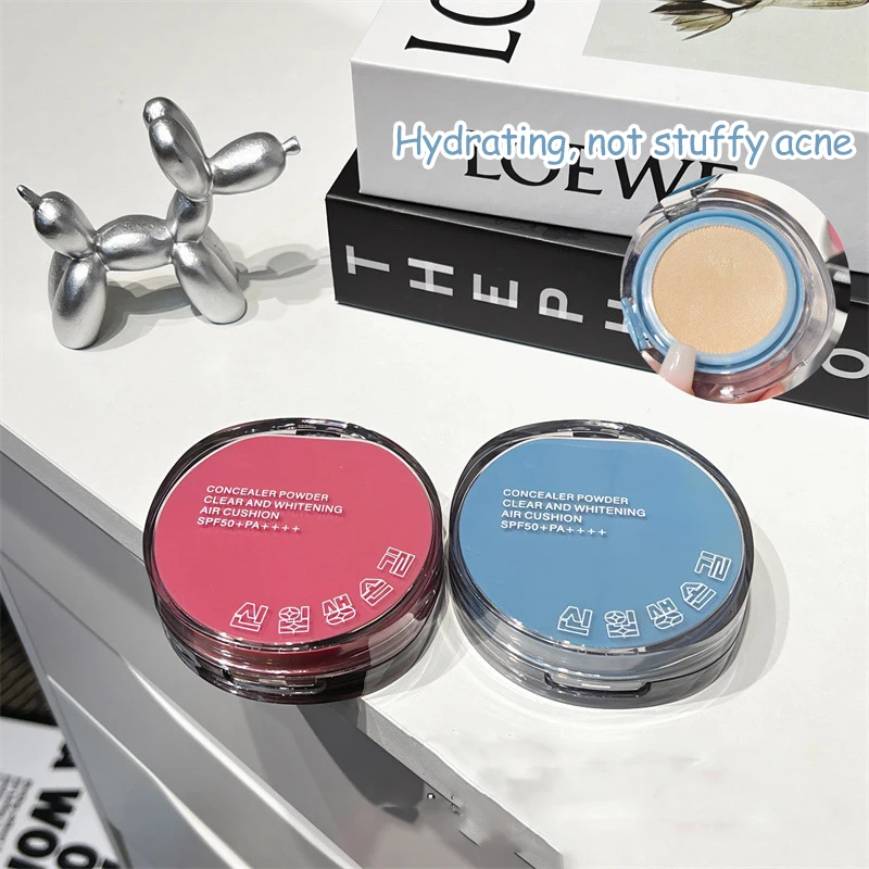 High Coverage Foundation Cushion Compact Facial Sunscreen Concealer  Waterproof SPF50+ BB Cream
