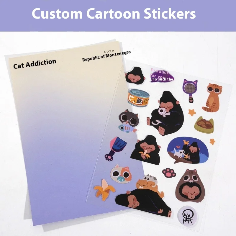 BIGIMAGE OEM Vinyl Waterproof Party Kids Cute Cartoon Vinyl Decals for Laptop Halloween Pumpkin Stickers Pack Set