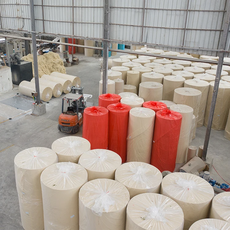 Factory Wholesale Virgin Wood Pulp Napkins Jumbo Roll with 2 Layers Coreless