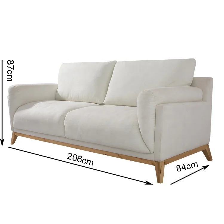 Cheap Price Living Room Loveseat Fabric Two-Seater Sofa