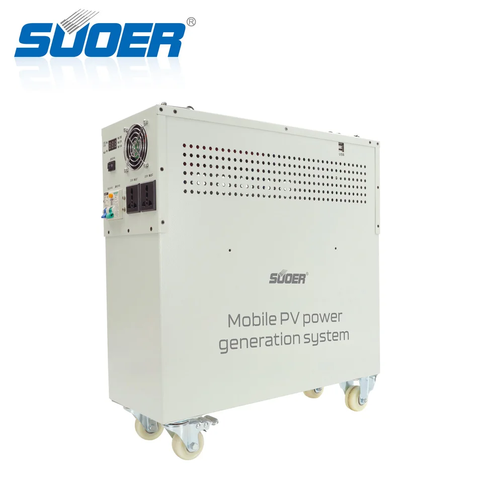 Suoer SCC-500 Power Station 500W 1000W 2000W 3000W 110V 220V All In One Home Portable Solar Power Generator