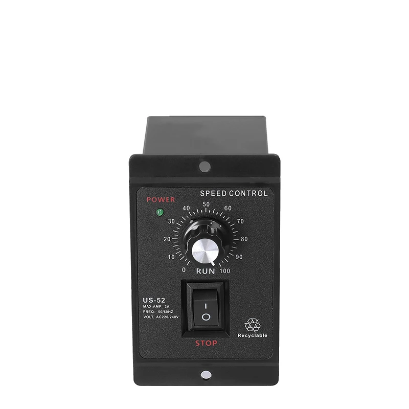 US-52 Motor Speed Controller 400W Motor Speed Pinpoint Regulator Controller Forward Backward Motor Governor