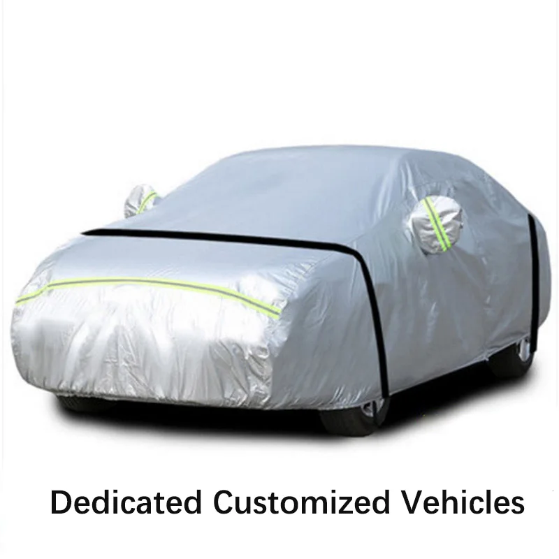 Professional Factory Aluminum Film Quick Car Cover Car Protector Covers Waterproof Exterior Car Cover