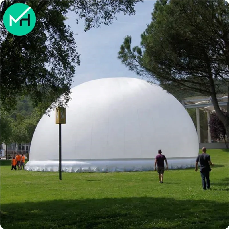High quality Outdoor Commercial large laser show Dome Inflatable Projection Dome Tent for event