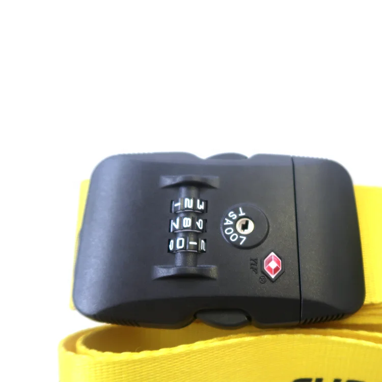 Custom Logo 180*5CM  Luggage Straps Password Lock Buckle Travel Box Cross Belt