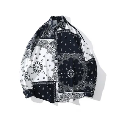 Футболка мужская с длинным рукавом, хлопок, цифровой принт, тигр, животное, модная повседневная рубашка на заказ, на лето