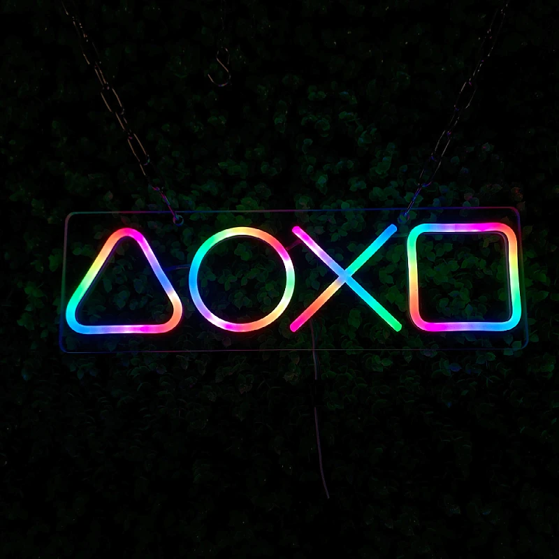 Neon Sign RGBIC Neon letter sign change color form Factor with control remote LED Neon Signs Beer Bar Club