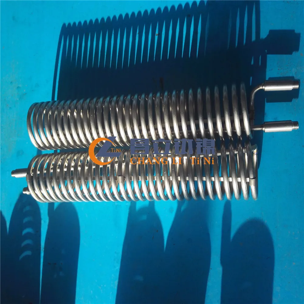 pure Gr2 titanium coil tube
