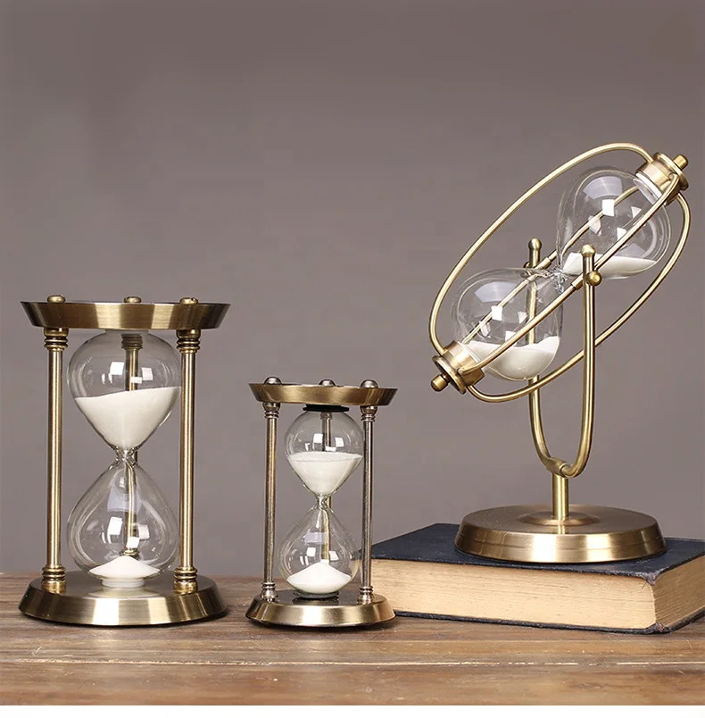 Wholesale High Borosilicate Handmade Hourglass Timer Clocks