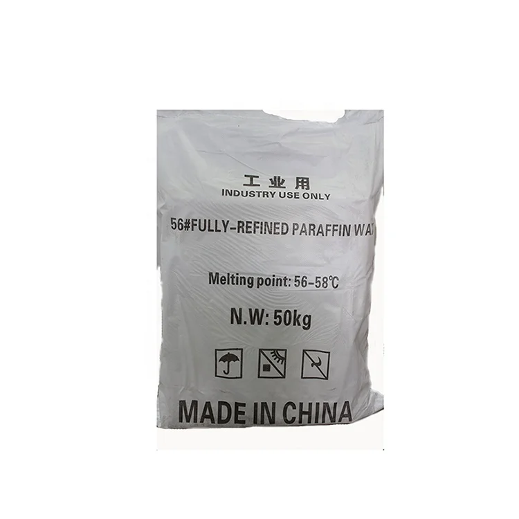 China cheapest paraffin wax kunlun brand 52 54 56 58 60 64 66 parafina paraffine