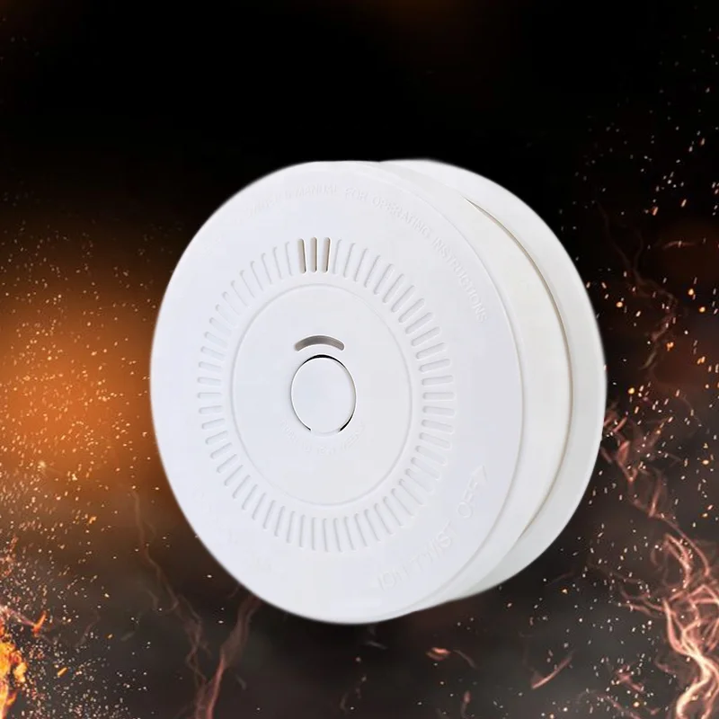 14 YEARS FACTORY Sound Smoke Sensor Fire Alarm For Hotel School Office Security