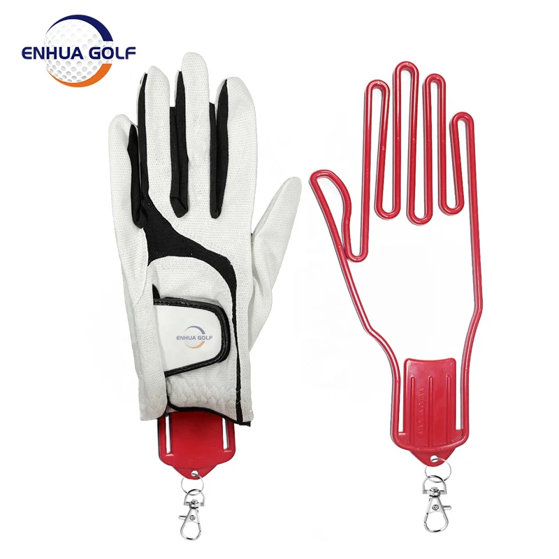 Wholesale Outdoor Sport Plastic golf gloves hangers dryer holder  keeper