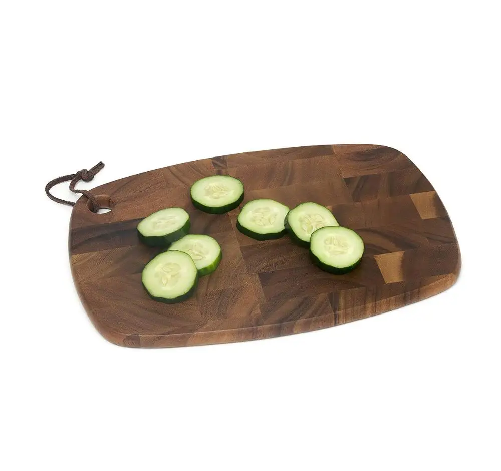 
2021 Mettor New Design acacia wood end grain cutting board 