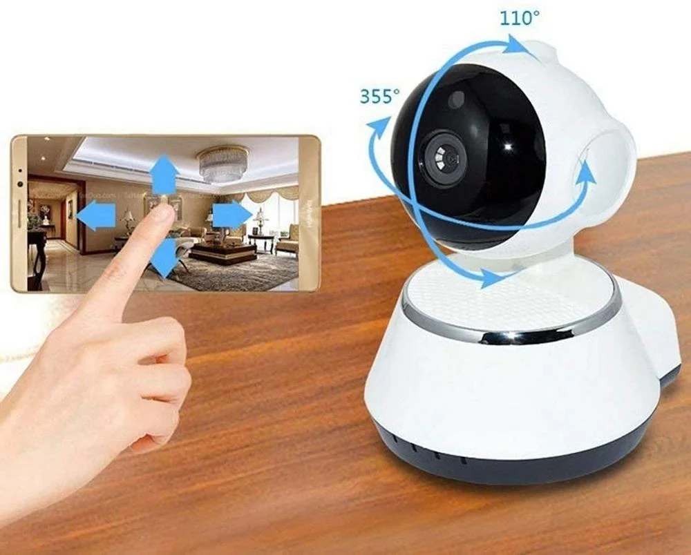  Высокое Качество P2P IP камера 720P собака Робот мини беспроводная домашняя безопасность Wifi