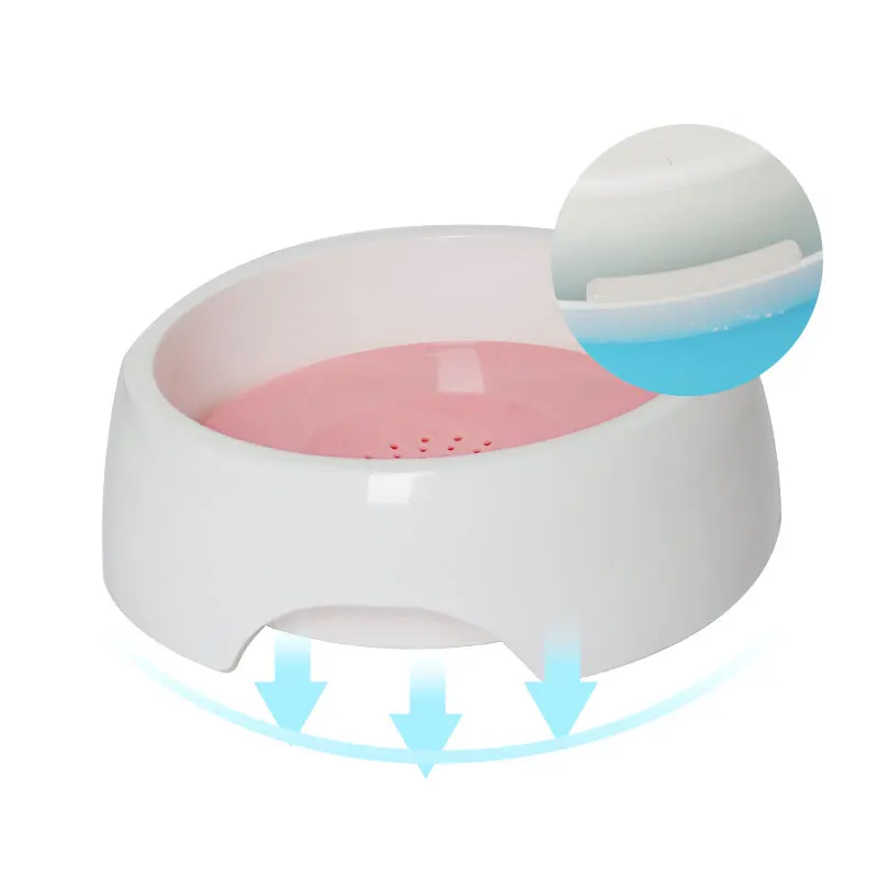 Pet dog floating water bowl Splash resistant Dog bowl No wet mouth cat water bowl Cat water dispenser