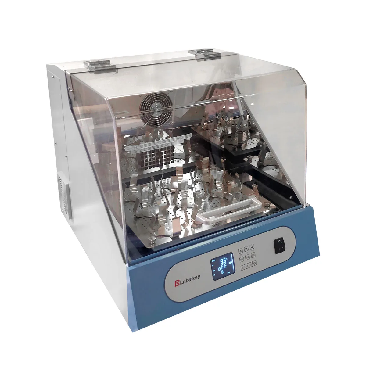 laboratory incubating cooling thermal small 600 rpm shakers incubator 100l for medical lab
