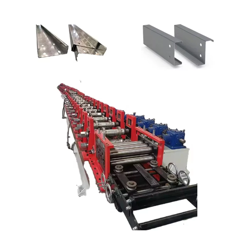 Steel C U Z M Shape CZ Purlin Profile Channel Making Roll Forming Machine Drywall cheaper c z purlin roll forming machine