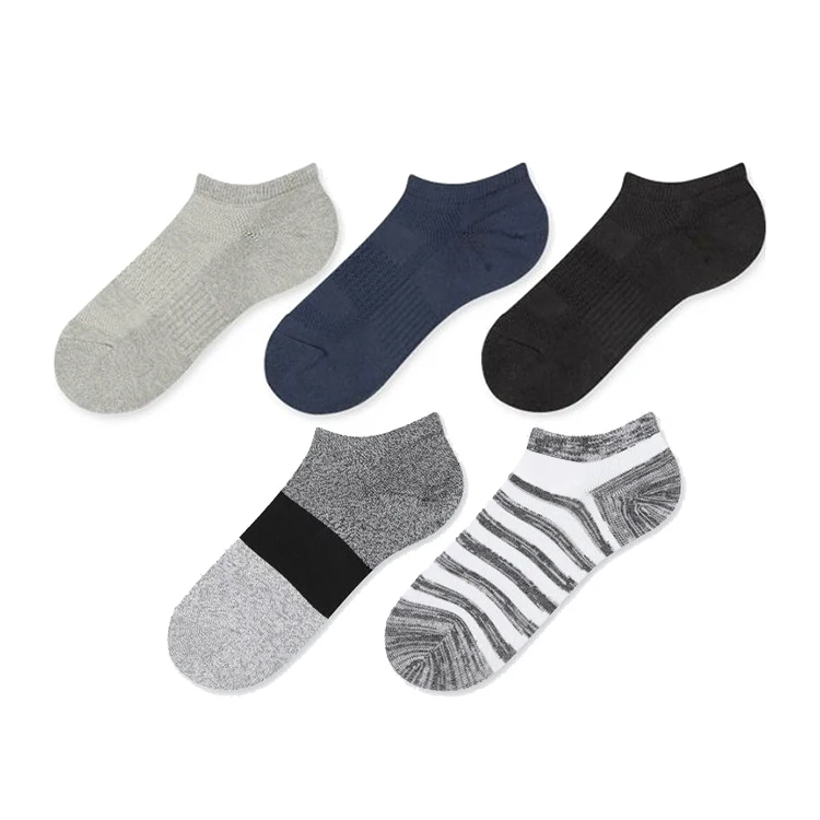 
T5- white black foot low cut thin bamboo ankle women invisible boat socks ladies cotton loafer sock girl no show socks non slip 