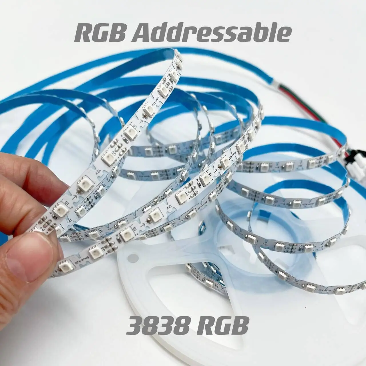Separate neon 3838 Addressable Chasing RGB neon  strip   led neon Flex Strip  Magic Lights