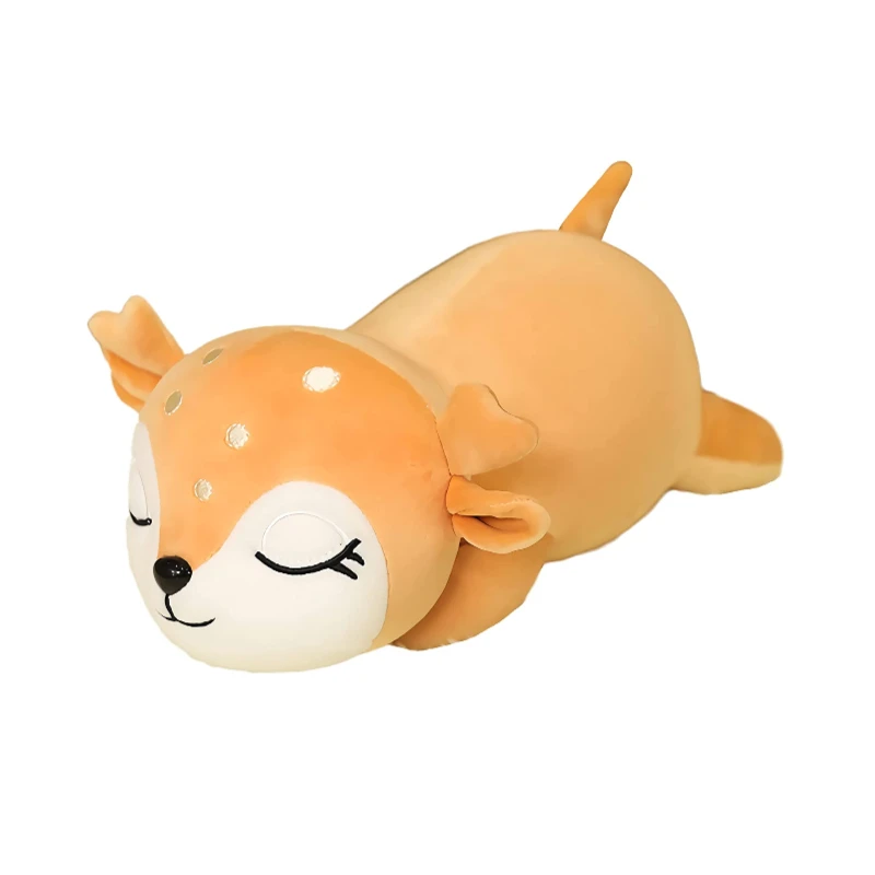 Custom animals cotton soft stuffed realistic animated moose blank for sublimation Christmas toys mini reindeer deer plush toy