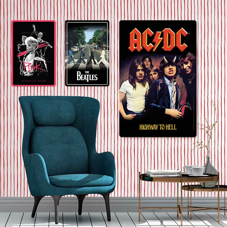 Film Poster Vintage Metal Sign Tin Sign Wall Decor For Living Room Bar Club Man Cave Art Painting Classic Movie Wall Plaque