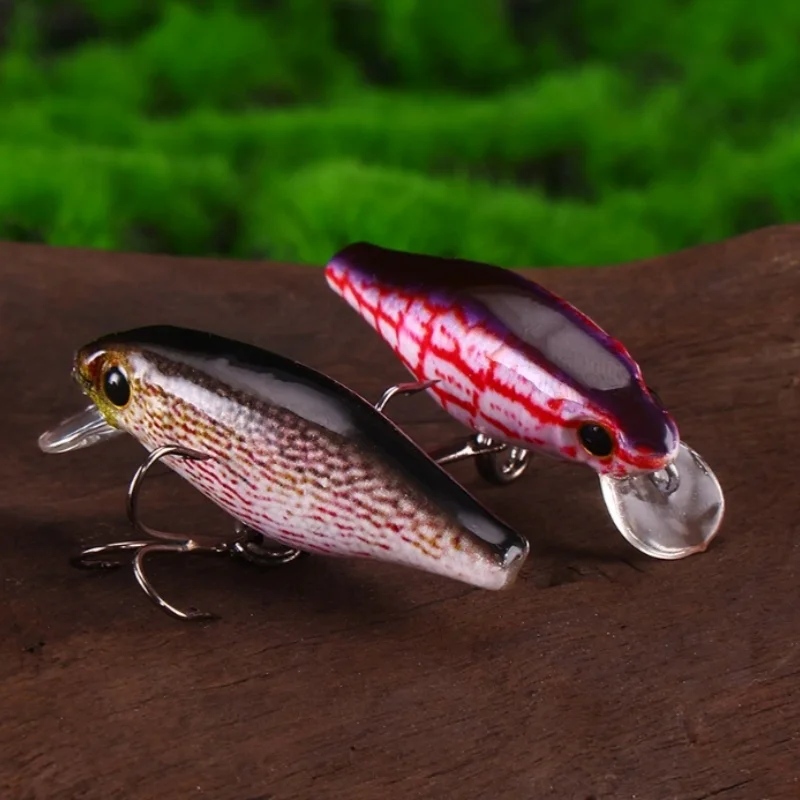 Yousya High quality 5 Pcs/Box lure set 3d fishing lure eyes minnow crank fishing lure set artificial swimbait