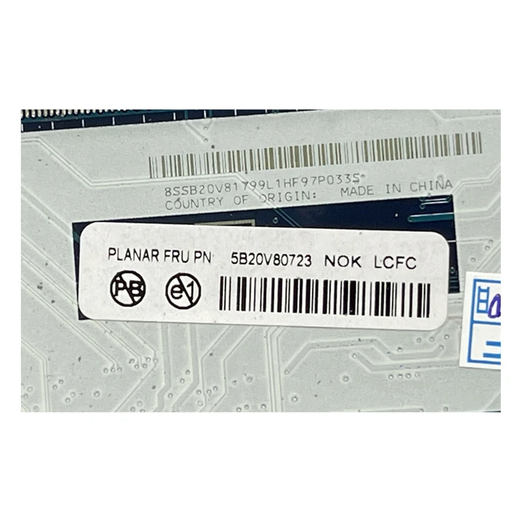 E490 E590 ноутбук материнская плата NM-B911 процессор i5-8265U DDR4 Испытано 100% работает FRU 5B20V80725 5B20V80723
