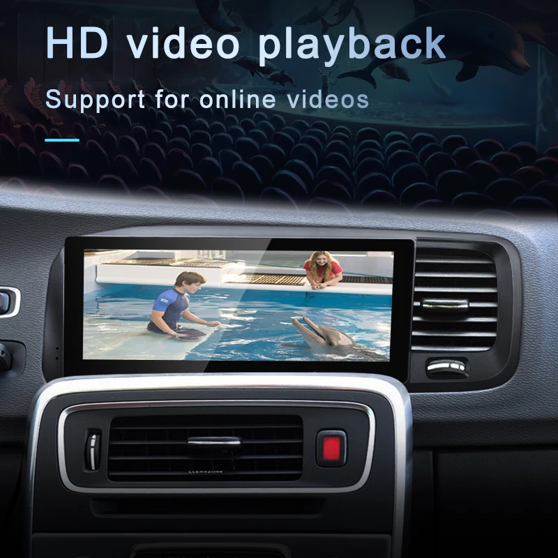 8 дюймов ядер 64 г Android 12 для Volvo S60 V60 2011-2017 автомобильный радиоплеер Carplay навигация GPS WIFI 4G DVD 360 3D