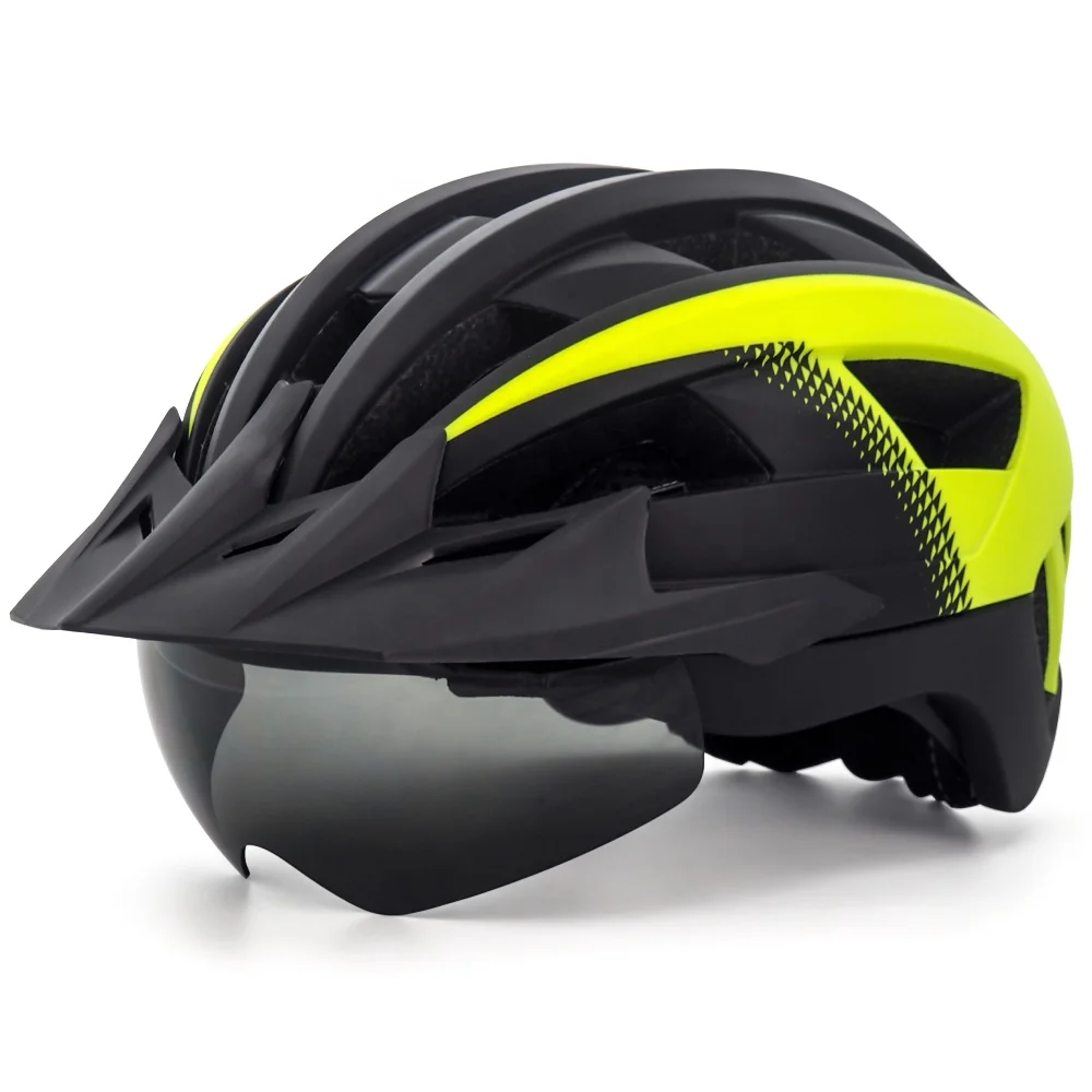 VICTGOAL men road ebike bmx goggle bike helmet for man adult cycling visor face shield racing kid bicycle adult men bike helmet