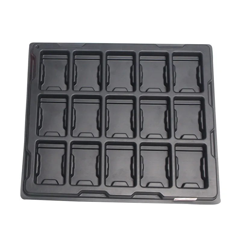 Customized Thermoform Blister Tray With Paper Card,Clear Blister Tray Packaging For Plastic Card