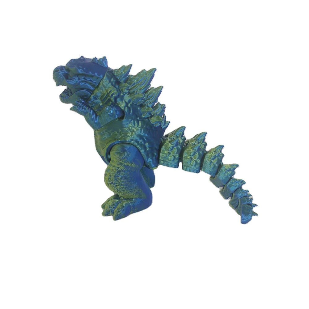 New Arrival 3D Printed Godzillas Monster Series Movie Anime Action Figure Cartoon Collection Dinosaur Model Fabrication Services