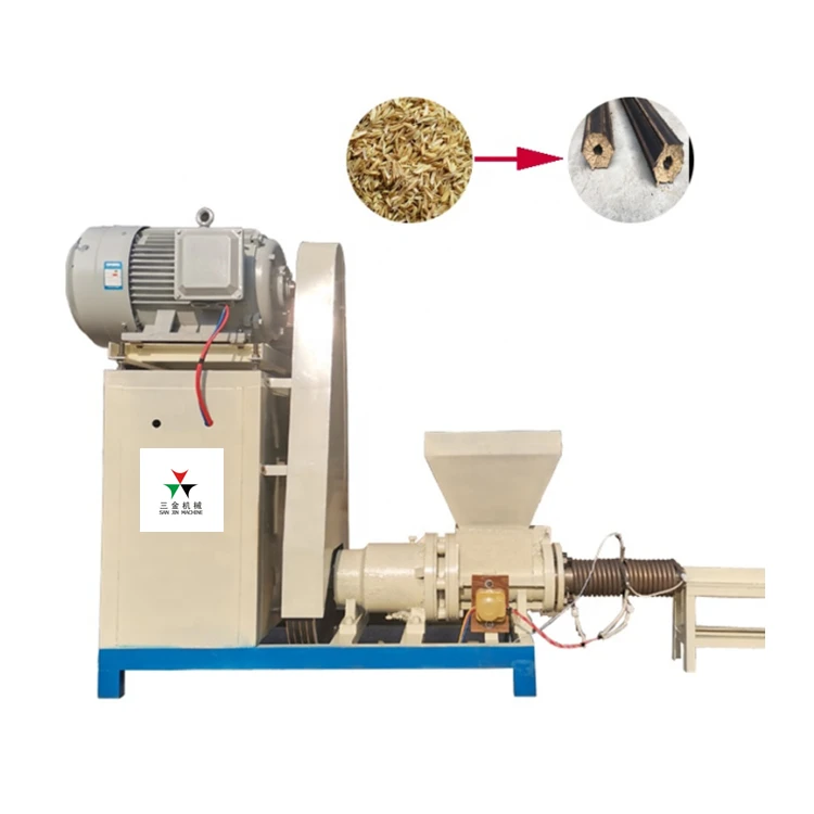 Low Invest Compressed Wood Briquette Machine Peanut Shell Briquette Machine Line For Sell