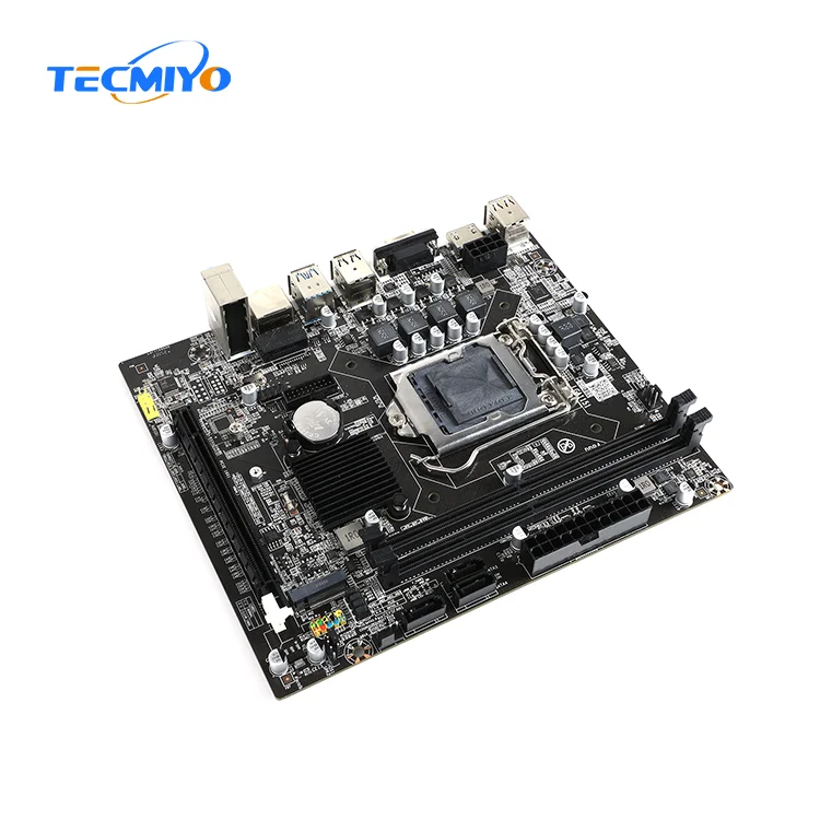 Tecmiyo H310 Motherboard Support Intel 6,7,8,9 Generation Lga1151 Series Cpu 6*com Thin Mini-itx