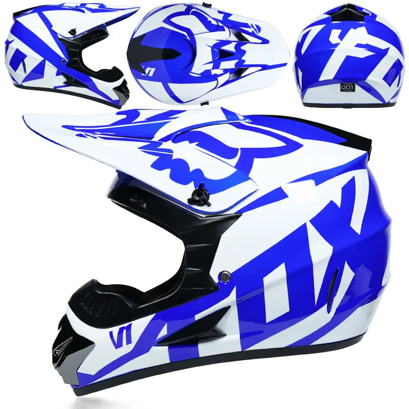 2022 Dot Motocross Helmet Off-road Bike Downhill Country  Racing  Cross Mountain Full Face Racing Helmet