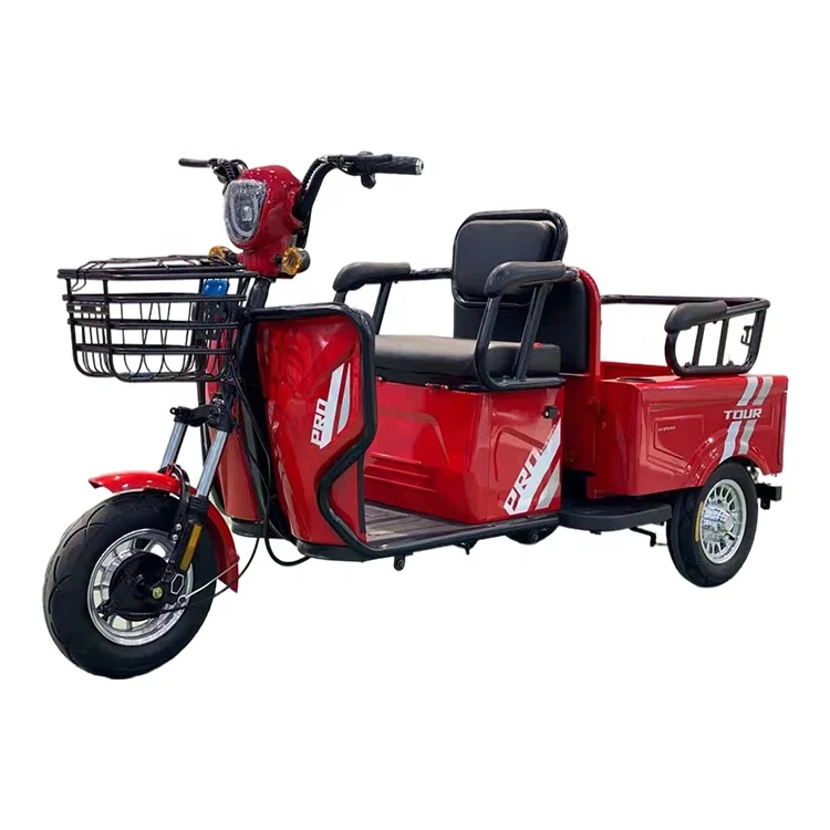 Multi-functional tricycle electric bicycle 3 wheel electric bike for passenger and cargo delivery