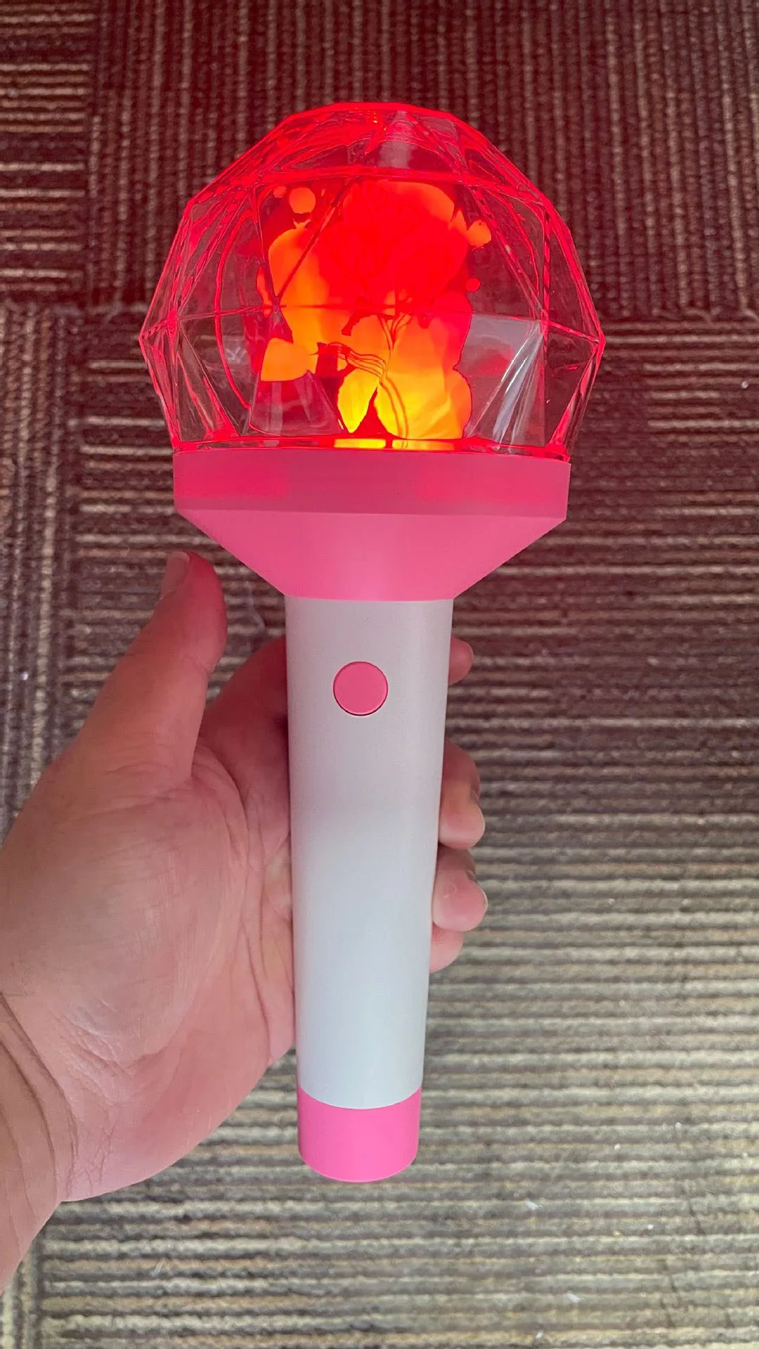 Japan Koran Kpop custom LOGO 15 colors LED light stick cheering hand light for fans meeting events concert