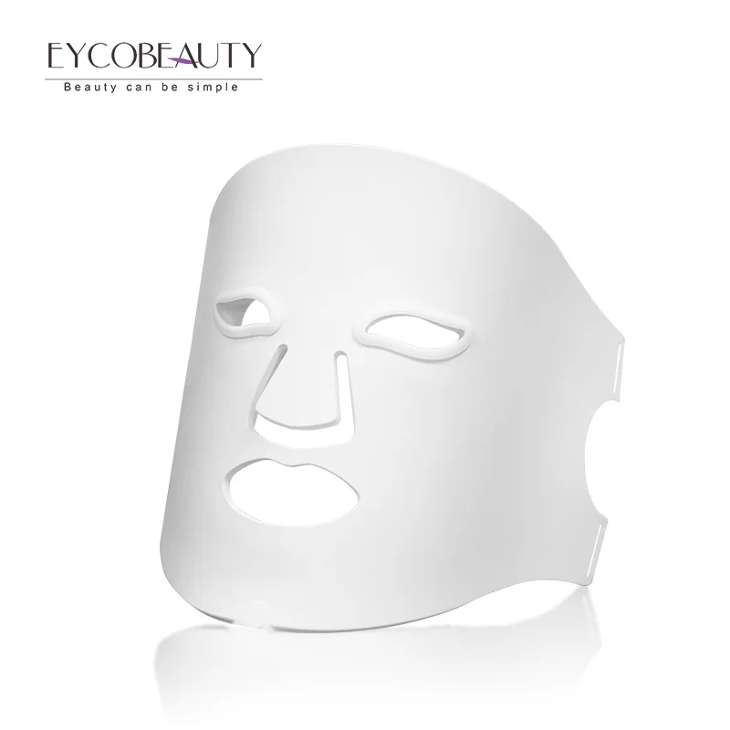 7 color Silicone smart led face mask 850nm near infrared red light therapy for home use