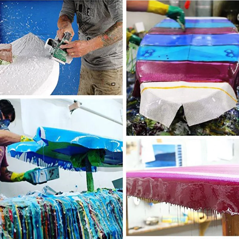 UV Resistance Epoxy Resin for Polished Surfboard/Longboard with Fiberglass Fabbric