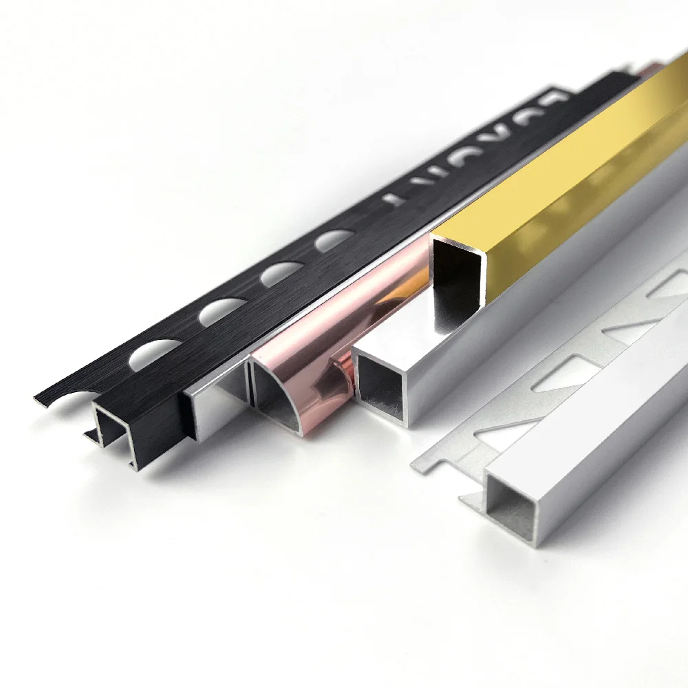 Декоративная отделка из полированной нержавеющей стали, отделка профиля из нержавеющей стали, отделка для плитки, углов плитки