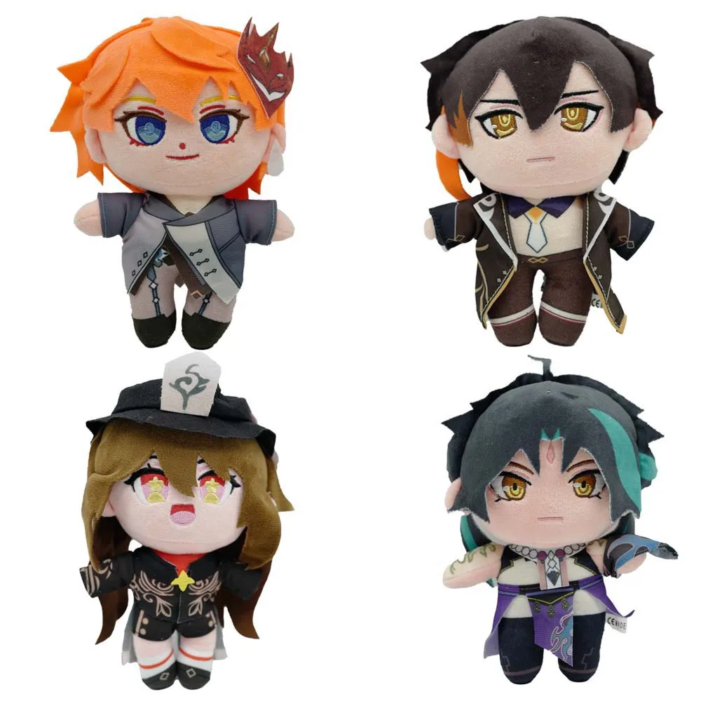 Genshin Impact Cartoon Character Anime Plush Toy 20cm Mandrill Ganyu Wendykeli Diluke Maple Original Wanye Simplified Model
