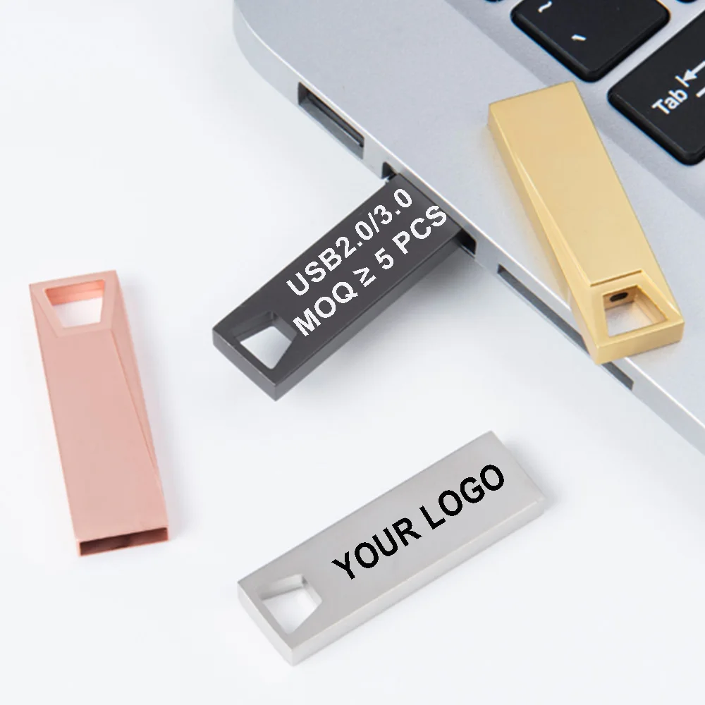 Super Mini 3.0 Rectangle Metal Usb Flash Driver 8gb 64gb 16gb 32gb 128gb For Computer Use Cheap 2.0 Pen Driver with Custom Logo
