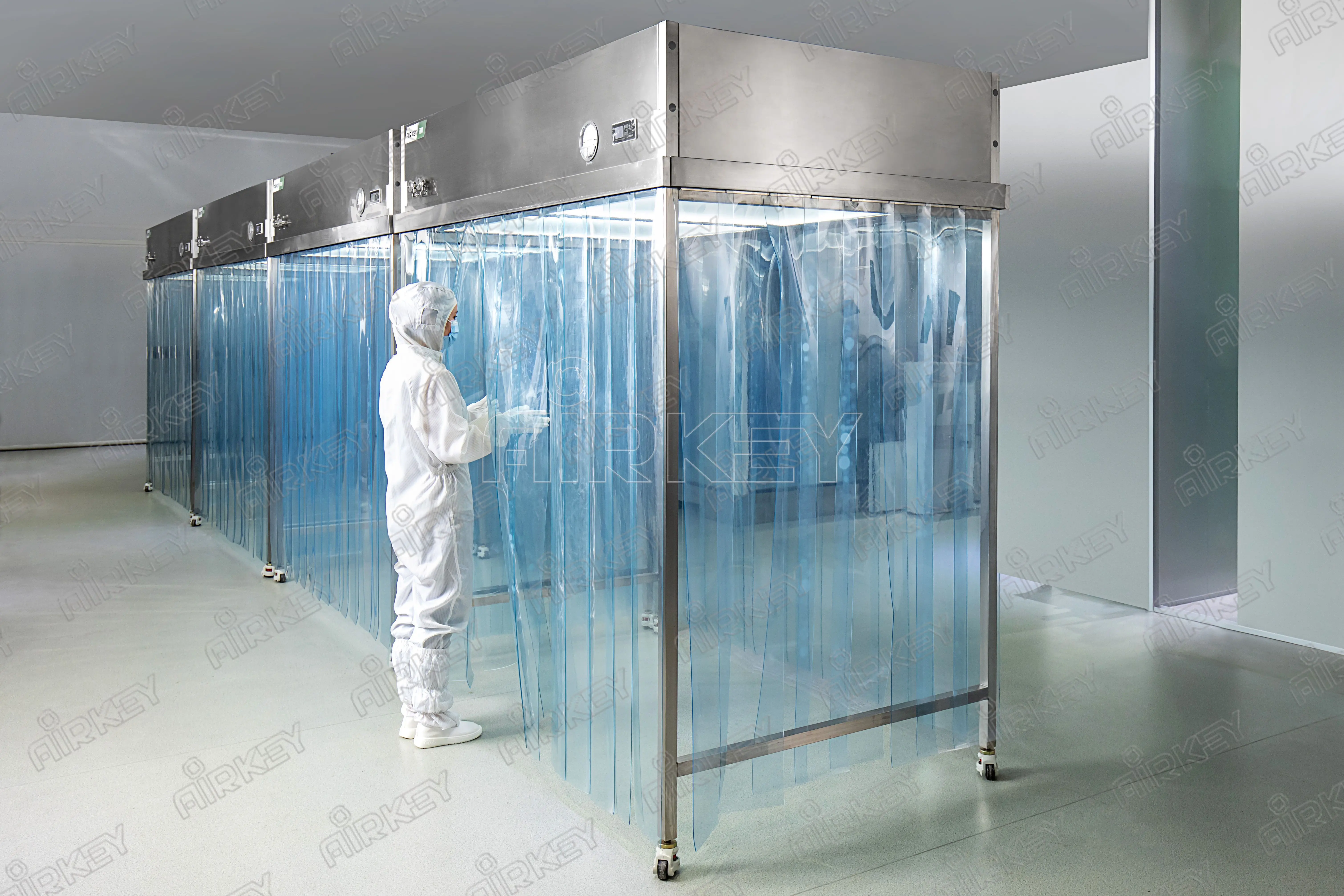 Dust Free & Sterile LAF for Laboratory/Mushroom Use HEPA H14 Filters Mobile Laminar Air Flow
