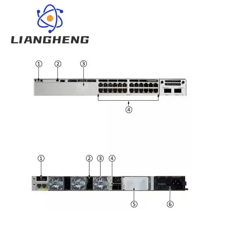 C9300L 24 PoE ports 4 10G ports network essential Switch C9300L-24P-4X-E
