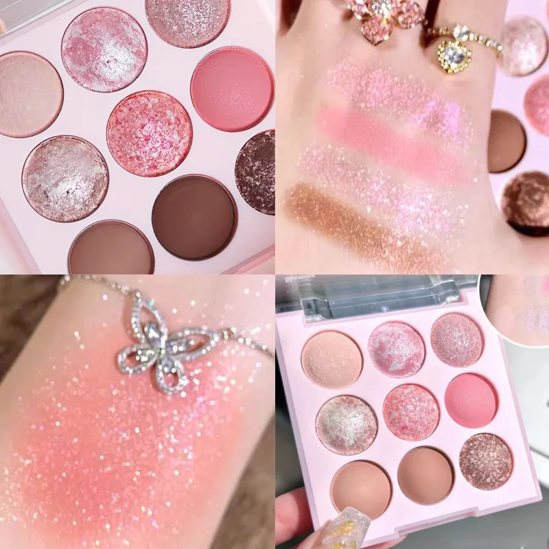 Wholesale Hot Selling High Quality Eye Shadow Popular In Europe Palette High Pigment Makeup Palette Eye Shadow Palettes