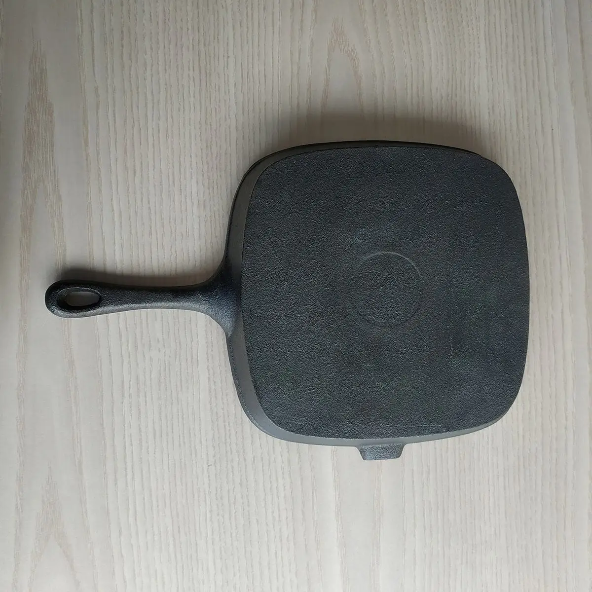 hot sale Classic Cast Iron Pre-season Grill griddle Cookware Skillet Steak Pan with single Handle Cookware