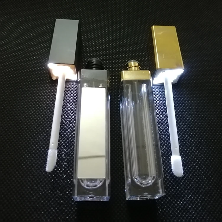 
vendor led lip blam packaging makeup crystal with wands with mirror lip gloss tube 